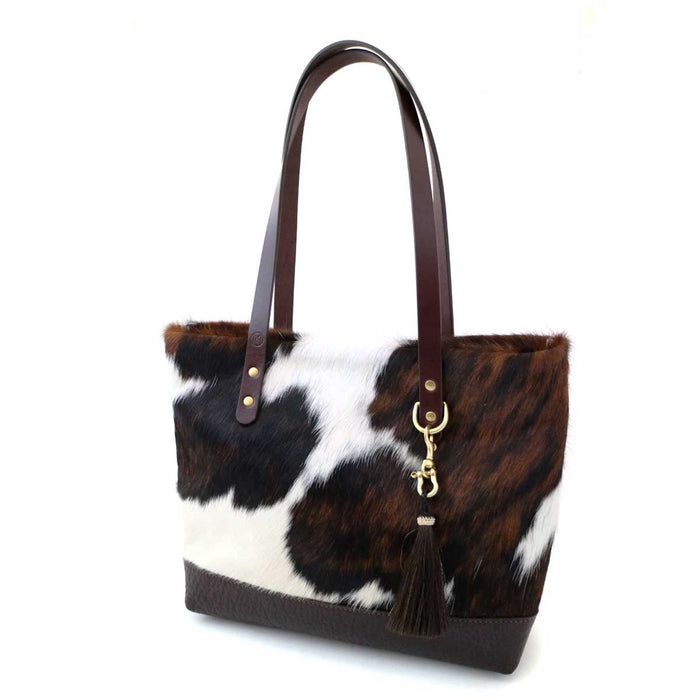 Natural Fur Cow-Hide Tote Bag