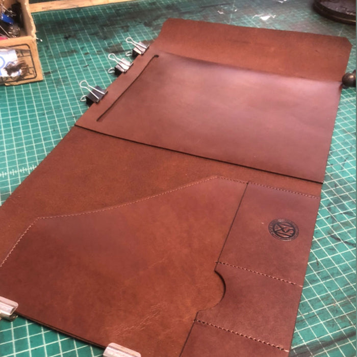 Legal Size Leather Pad-folio